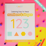 Book for writing numbers and figures | Learning to Draw Numbers and Figures