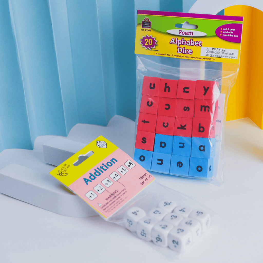 DICE SET - LETTERS/ADDITION