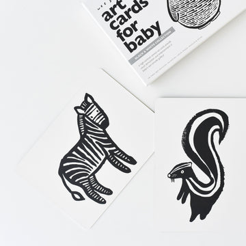 Art Cards for Baby - Black and White Collection - Creating for peques