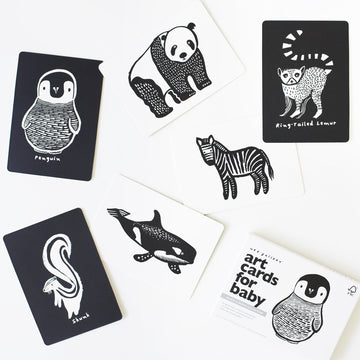 Art Cards for Baby - Black and White Collection - Creating for peques